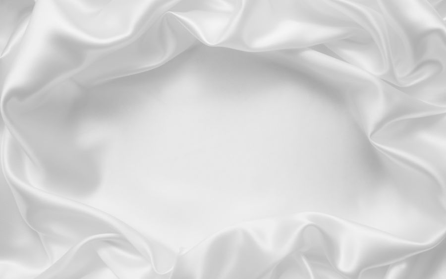 Фреска 3D абстракция белый шелк