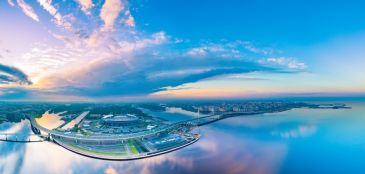 Фотообои Санкт-Петербург с высоты