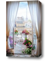 Картина Балкон в Париже